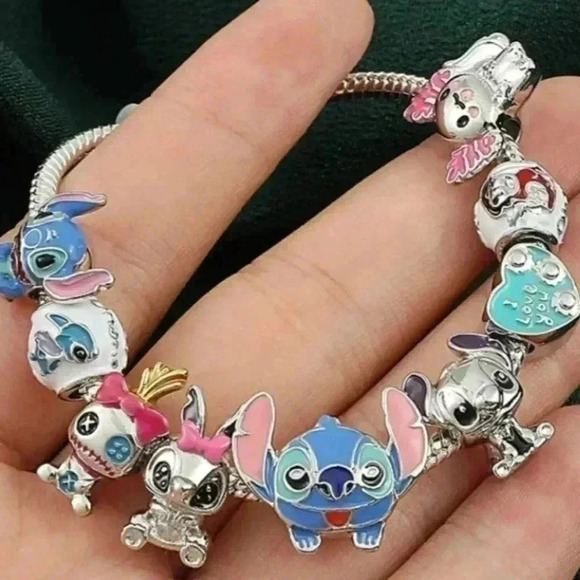Stitch Hot Cute Charm Bracelet - Picture 1 of 3